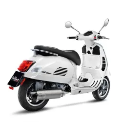 Escape Leovince Vespa GTS 300 HPE - Super 2019-2020 LV Evo Inox - vista 2 Escape Leovince Vespa GTS 300 HPE - Super 2019-2020 LV Evo Inox - vista 2