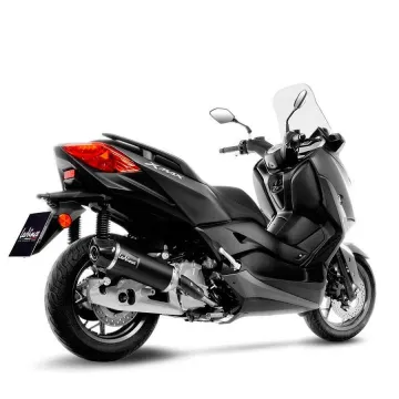 Escape completo Leovince Yamaha Xmax 125 2017-2020 Nero - vista 2