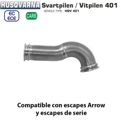 Descatalizador Husqvarna Vitpilen 401 2018-2019 Arrow Descatalizador Husqvarna Vitpilen 401 2018-2019 Arrow