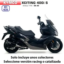 Escape Kymco Xciting 400 S 2019-2020 Arrow Urban Aluminio Dark - vista 1 Escape Kymco Xciting 400 S 2019-2020 Arrow Urban Aluminio Dark - vista 1