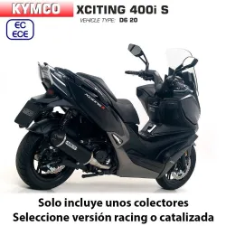 Escape Kymco Xciting 400 S 2019-2020 Arrow Urban Aluminio Dark - vista 2 Escape Kymco Xciting 400 S 2019-2020 Arrow Urban Aluminio Dark - vista 2