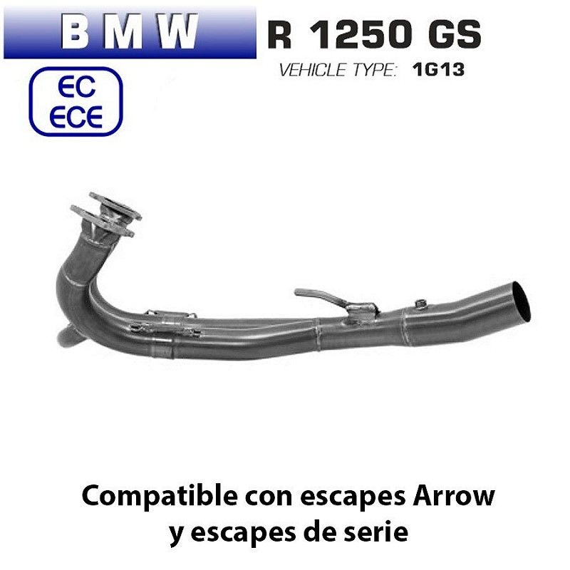 Colectores BMW R 1250 GS 2019-2021 Adventure Arrow Titanio 