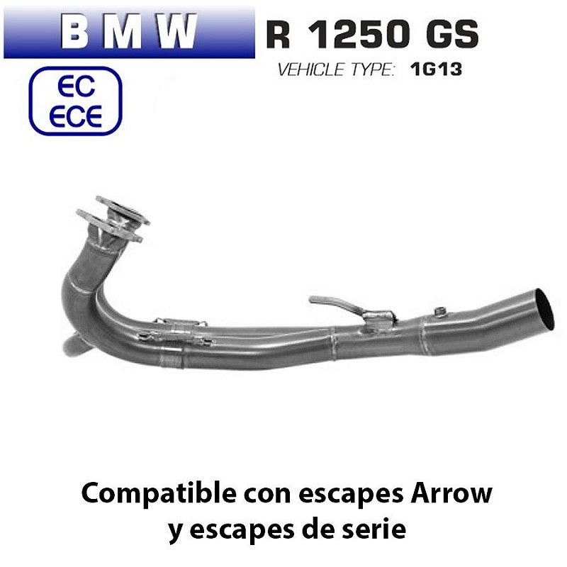 Colectores BMW R 1250 GS Adventure 2019-2021 Arrow Inox 