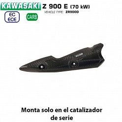 Protector de colector Kawasaki Z900 A2 2017-2020 Arrow Carbono