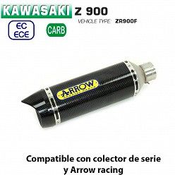 Escape Kawasaki Z900 2020-2021 Arrow Thunder Carbono copa Carbono - vista 1