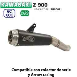 Escape Kawasaki Z900 2020-2021 Arrow ProRace Nichrom Dark - vista 1 Escape Kawasaki Z900 2020-2021 Arrow ProRace Nichrom Dark - vista 1