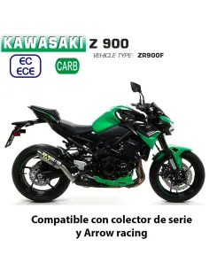 Escape Kawasaki Z900 2020-2021 Arrow GP2 Full Titanio - vista 1