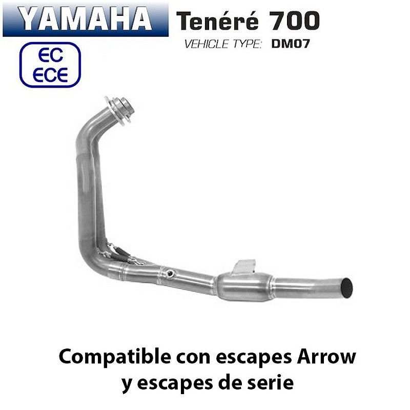Colectores Yamaha Tenere 700 2019-2020 Arrow Titanio 