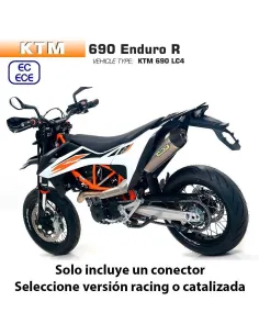 Escape KTM 690 Enduro R 2019-2020 Arrow Racetech Titanio copa Carbono - vista 1 2