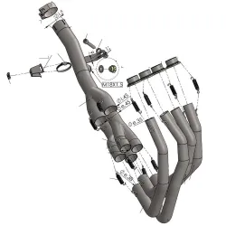 Colectores Leovince Kawasaki Z900 2020-2021 - vista 1