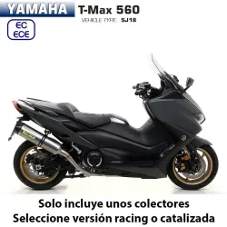 Escape completo Yamaha TMax 560 Arrow Racetech Titanio copa Carbono - vista 1