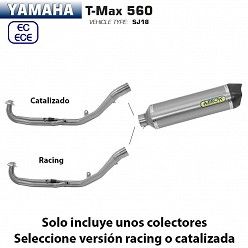 Escape completo Yamaha TMax 560 Arrow Racetech Titanio copa Carbono - vista 3