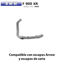 Colectores BMW F 900 XR Arrow Inox 