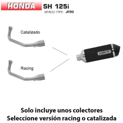 Escape completo Honda SH 125i 2020-2022 Arrow Urban Dark Aluminio - vista 2