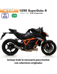 Escape KTM 1290 Superduke R 2020 Arrow Prorace Titanio - vista 1