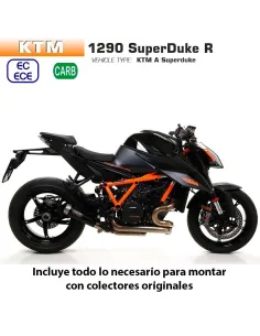 Escape KTM 1290 Superduke R 2020 Arrow Prorace Inox Dark - vista 1