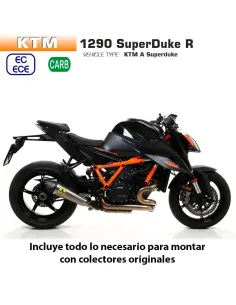 Escape KTM 1290 Superduke R 2020 Arrow Xkone Titanio copa Carbono - vista 1