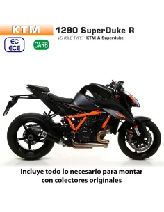 Escape KTM 1290 Superduke R 2020 Arrow Xkone Inox Dark copa Carbono - vista 1