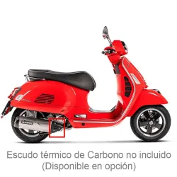 Escape Vespa GTS 125 Super 2009-2016 Akrapovic Inox - vista 2 Escape Vespa GTS 125 Super 2009-2016 Akrapovic Inox - vista 2
