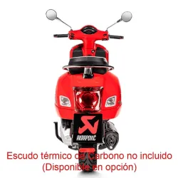 Escape Vespa GTV 300 2010-2017 Akrapovic Inox - vista 1 Escape Vespa GTV 300 2010-2017 Akrapovic Inox - vista 1
