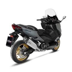 Escape completo Leovince Yamaha Tmax 560 2020-2021 LV-12 Inox - vista 2 Escape completo Leovince Yamaha Tmax 560 2020-2021 LV-12 Inox - vista 2