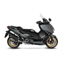 Escape completo Leovince Yamaha Tmax 560 2020-2021 LV-12 Black Inox - vista 1 Escape completo Leovince Yamaha Tmax 560 2020-2021 LV-12 Black Inox - vista 1