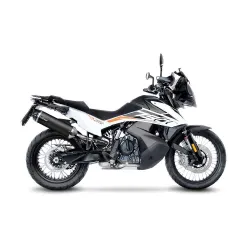 Escape Leovince KTM 790 Adventure R 2019-2020 Nero Inox - vista 1 Escape Leovince KTM 790 Adventure R 2019-2020 Nero Inox - vista 1