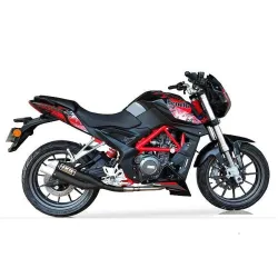 Escape Benelli TNT 250 2018-2021 IXIL Dual Hyperlow Black XL - vista 1 Escape Benelli TNT 250 2018-2021 IXIL Dual Hyperlow Black XL - vista 1
