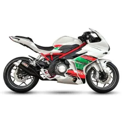 Escape Benelli BJ 300 GS-C 2018-2021 IXIL Dual Hyperlow Black XL - vista 1 Escape Benelli BJ 300 GS-C 2018-2021 IXIL Dual Hyperlow Black XL - vista 1