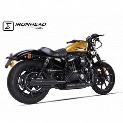 Escapes Harley Davidson Sportster XL 883 2004-2013 IXIL Ironhead Round Black - vista 2