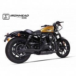 Escapes Harley Davidson Sportster XL 883 2014-2013 IXIL Ironhead Round Black - vista 2
