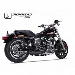 Escape Harley Davidson Dyna Low Rider 2014-2016 IXIL Ironhead Round Black - vista 2