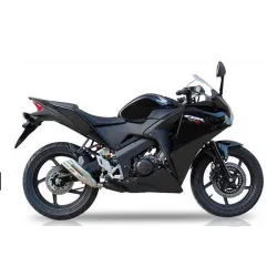 Escape Honda CBR 125 R 2011-2015 IXIL Dual Hyperlow Inox - vista 1 Escape Honda CBR 125 R 2011-2015 IXIL Dual Hyperlow Inox - vista 1