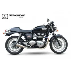 Escapes Triumph Thruxton 865 2004-2015 IXIL Ironhead Conical Matt - vista 1 Escapes Triumph Thruxton 865 2004-2015 IXIL Ironhead Conical Matt - vista 1