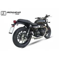 Escapes Triumph Street Twin 2016-2018 IXIL Ironhead Conical Matt - vista 2 Escapes Triumph Street Twin 2016-2018 IXIL Ironhead Conical Matt - vista 2