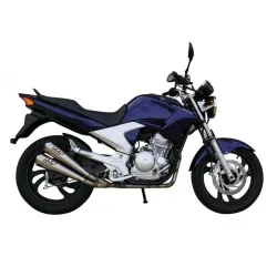 Escape completo Yamaha YBR 250 2012-2013 IXIL Dual Conical Style - vista 1 Escape completo Yamaha YBR 250 2012-2013 IXIL Dual Conical Style - vista 1