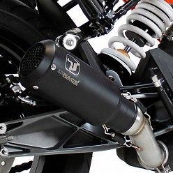 Escape KTM Duke 125 2017-2020 Ixrace MK2 Black Inox - vista 3