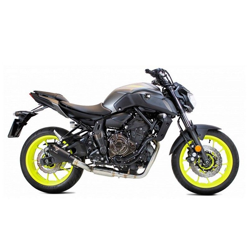Escape completo Yamaha MT07 2014-2020 Ixrace MK2 Black Inox - vista 1