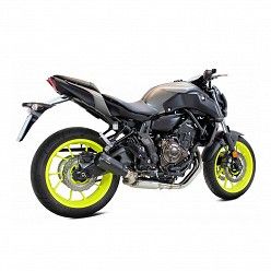 Escape completo Yamaha MT07 2014-2020 Ixrace MK2 Black Inox - vista 2