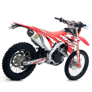Escape Arrow Honda CRF 450L 2019 Aluminio copa Carbono - vista 2