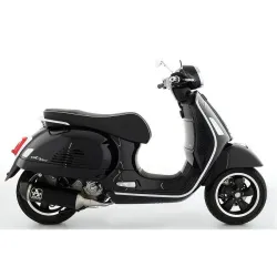 Escape completo Vespa GTS 300 2021 Arrow Urban Aluminio Dark copa Carbono - vista 1 Escape completo Vespa GTS 300 2021 Arrow Urban Aluminio Dark copa Carbono - vista 1