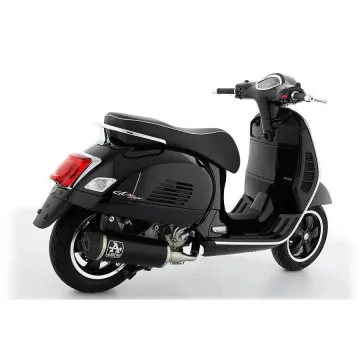 Escape completo Vespa GTS 300 2021 Arrow Urban Aluminio Dark copa Carbono - vista 2