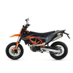 Escape Husqvarna 701 Supermoto 2021-2023 Arrow RaceTech Titanio copa Carbono - vista 1