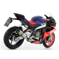 Escape completo Aprilia RS 660 2020-2021 Arrow Indy Race Titanio - vista 2 Escape completo Aprilia RS 660 2020-2021 Arrow Indy Race Titanio - vista 2