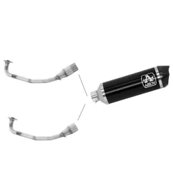 Escape completo Honda PCX 125 2021 Arrow Urban Aluminio Dark copa Carbono - vista 1