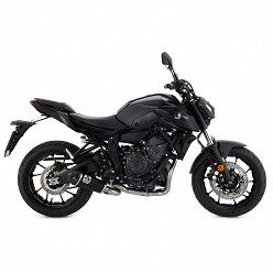 Escape completo Yamaha MT07 2021 Arrow Works Titanio copa Carbono - vista 2