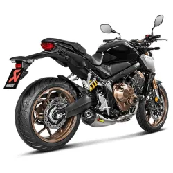 Escape completo Akrapovic Honda CBR 650 R 2019-2020 Titanio copa Carbono - vista 2