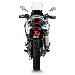 Escape Honda CRF 1100 Africa Twin 2020-2021 Akrapovic Titanio - vista 2
