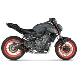 Escape completo Yamaha MT07 2021-2022 Akrapovic Carbono - vista 1