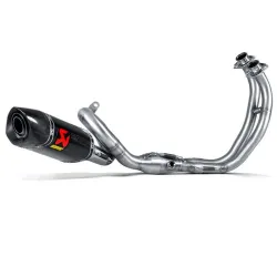 Escape completo Yamaha MT07 2021-2022 Akrapovic Carbono - vista 3